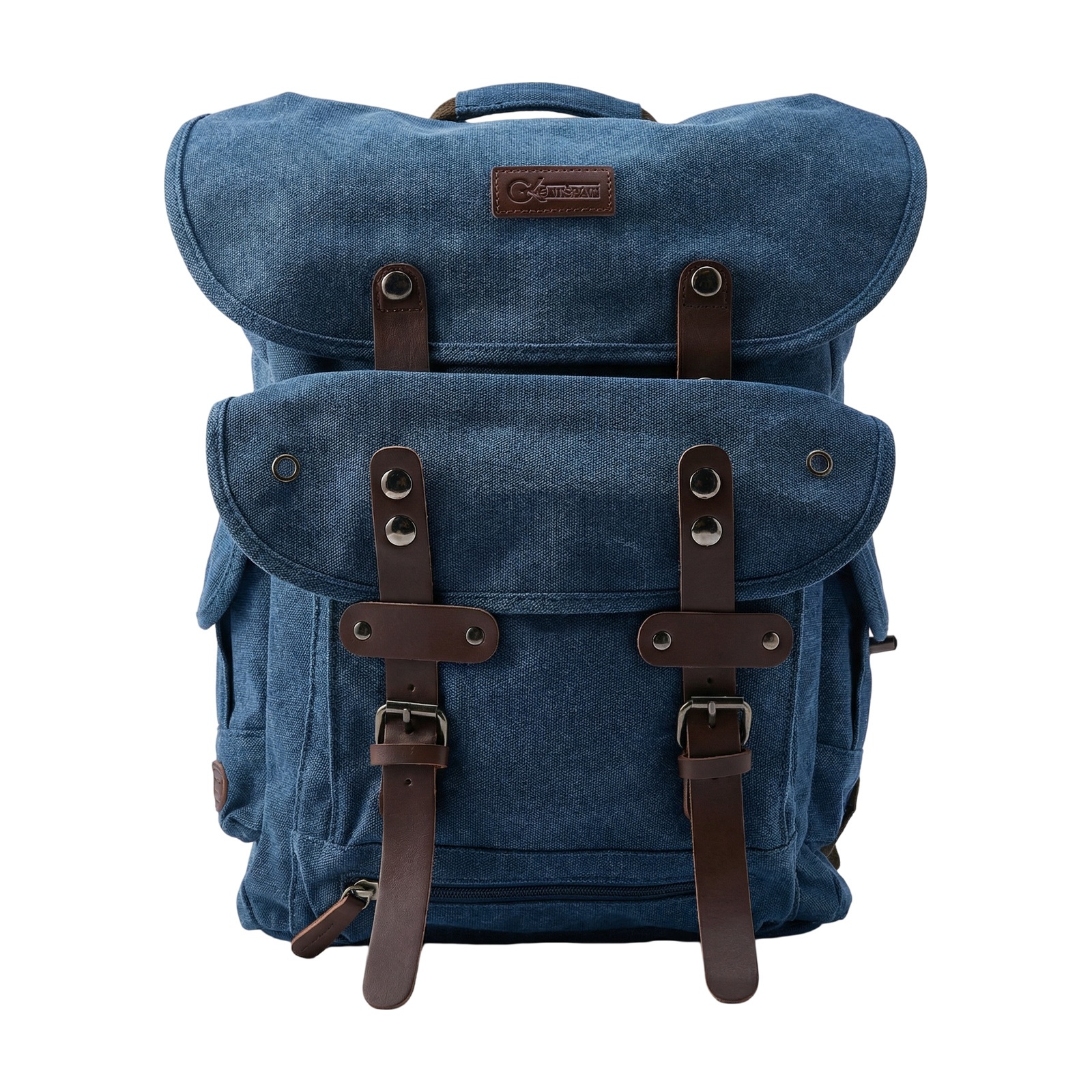 Blue Canvas Backpack