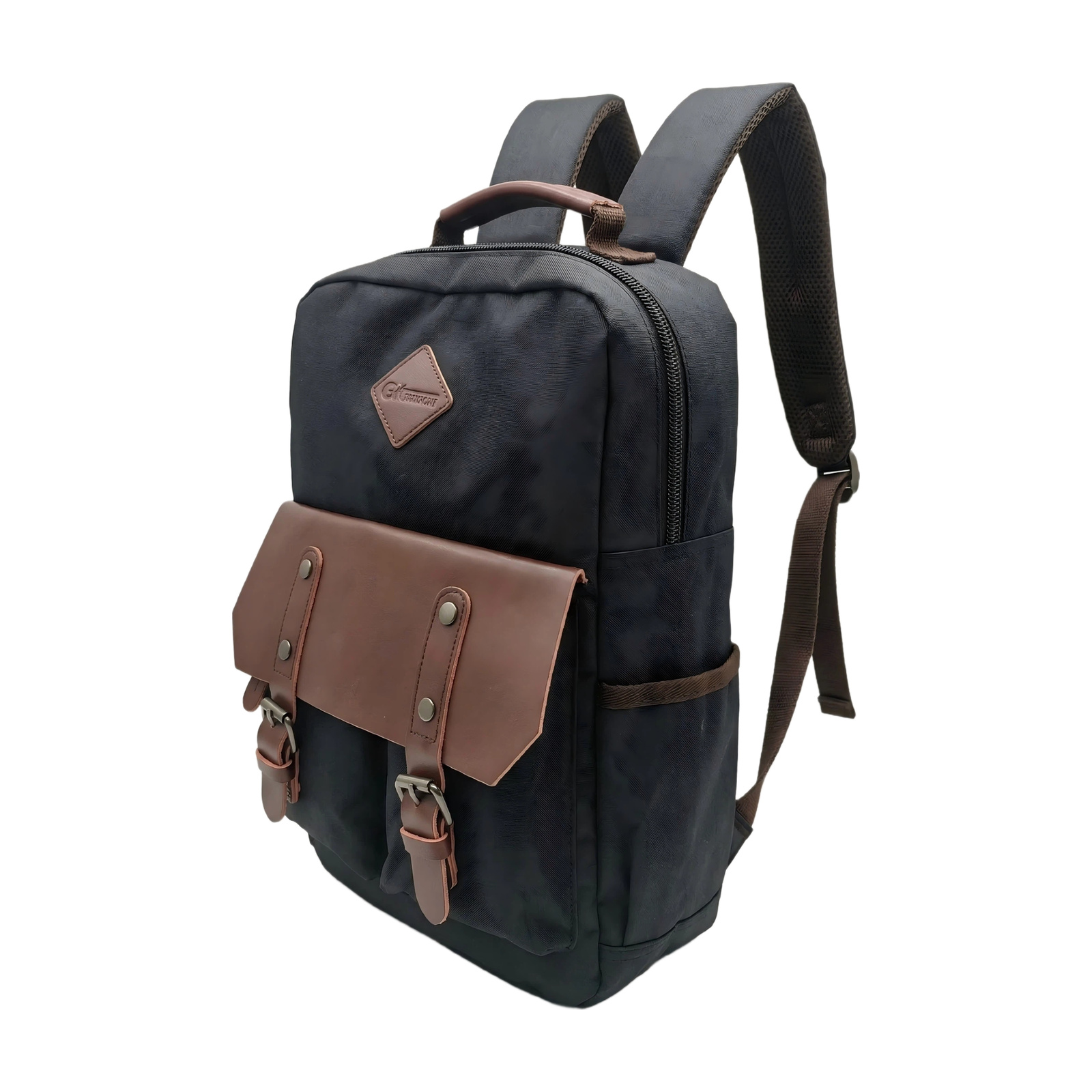 Black Fabric Backpack