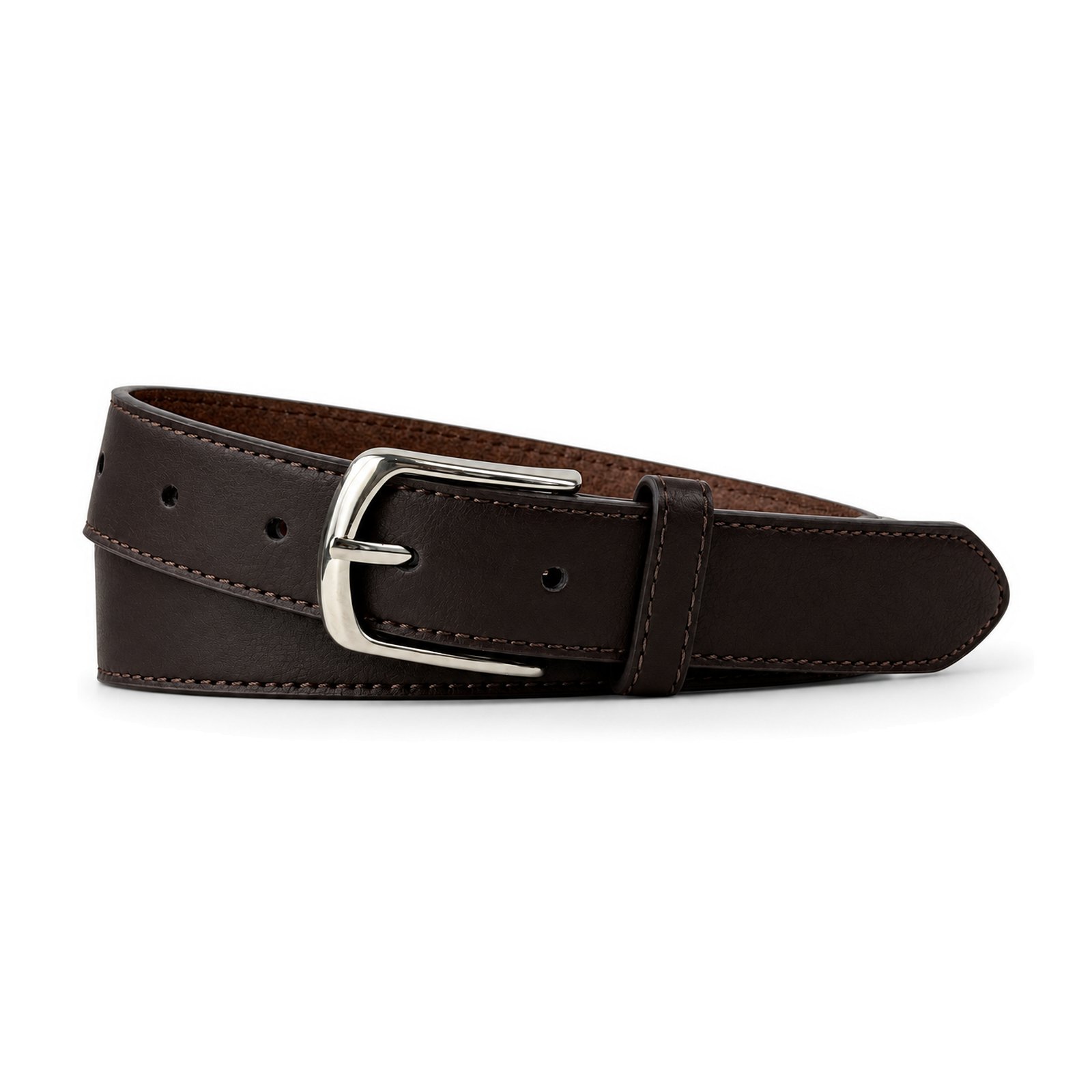 Brown Boys' Faux leather / split cowhide Pin buckle Belt BK2026
