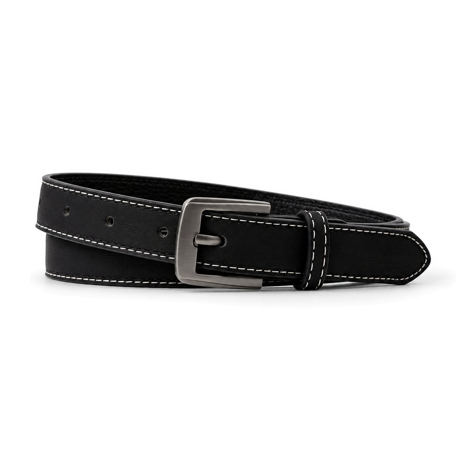 Black Children's Faux leather Pin buckle Belt BK2011