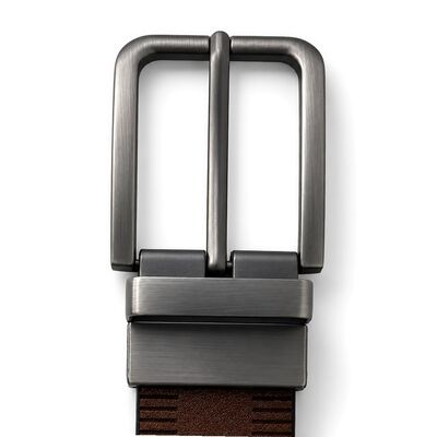 2088 belt - Black/Tan - buckle-back