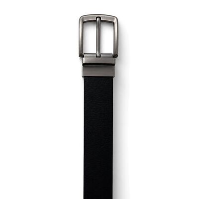 2155 belt - Black/Tan - buckle-half