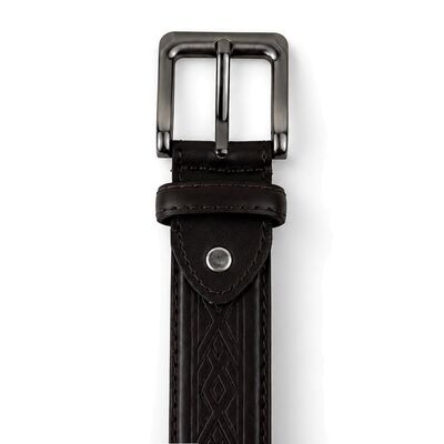 BW350 belt - Brown - buckle-half