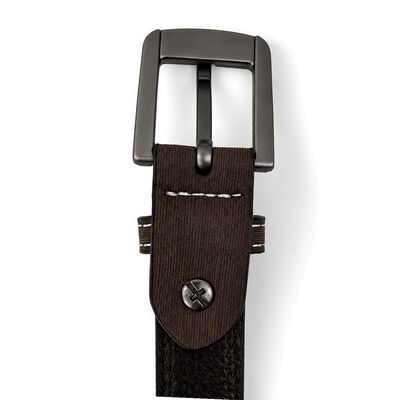 BK2011 belt - Brown - buckle-back