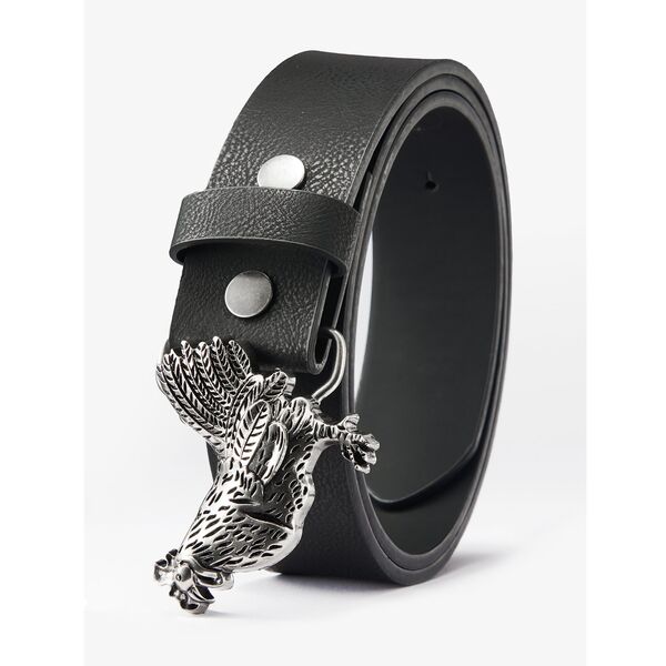1516 belt - Black - coil-upright