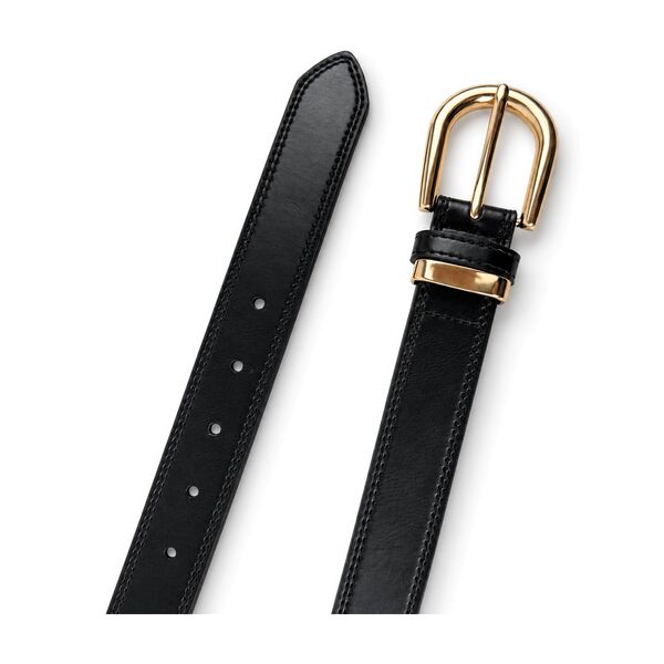BH5002 belt - Black - buckle-and-tip